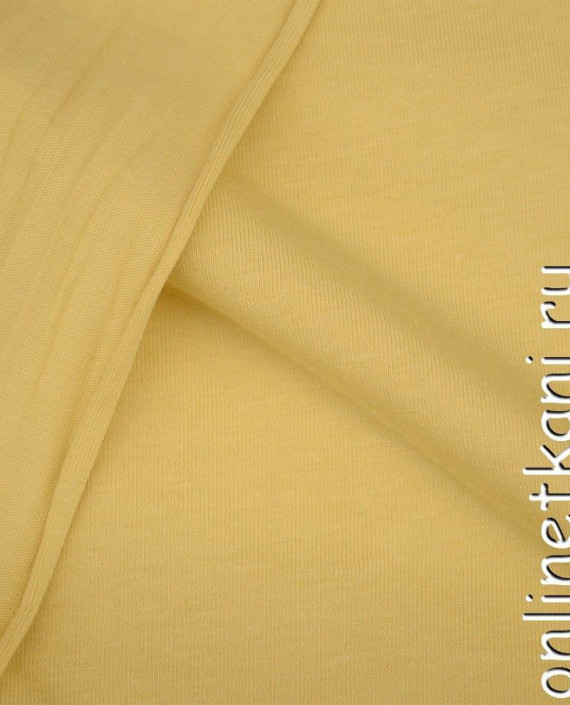 Ткань Трикотаж 0852 цвет желтый картинка 2