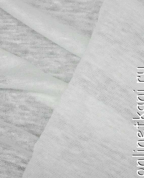 Ткань Трикотаж 0885 цвет белый меланж картинка 1