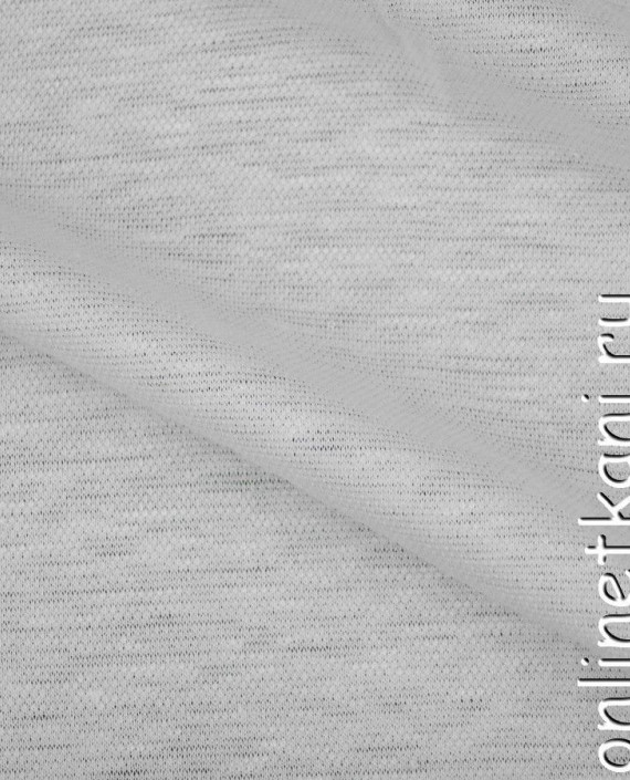 Ткань Трикотаж 0886 цвет белый меланж картинка 1
