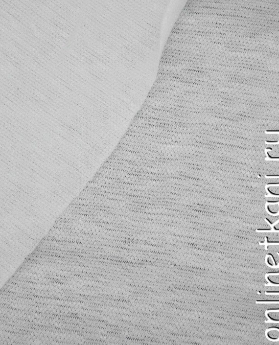 Ткань Трикотаж 0886 цвет белый меланж картинка 2