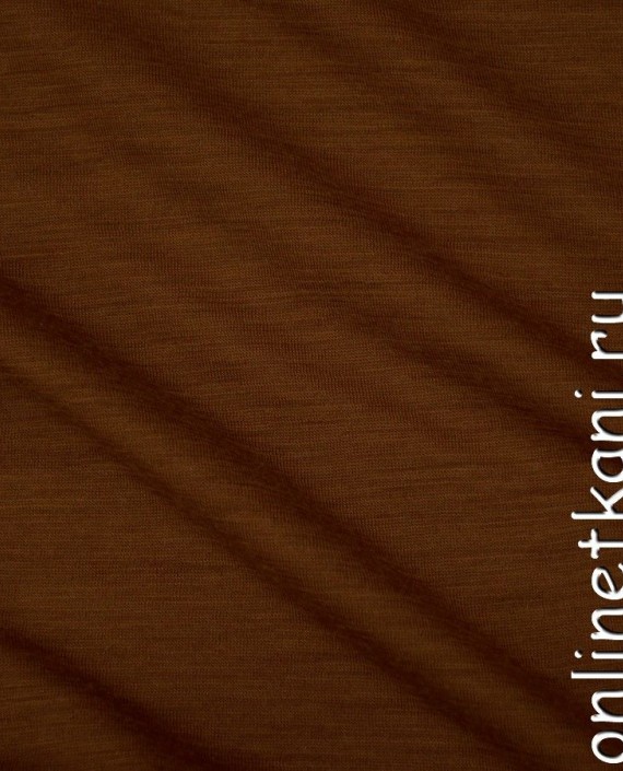 Ткань Трикотаж 0896 цвет коричневый меланж картинка 2