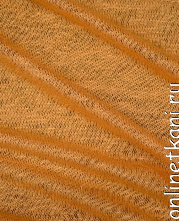 Ткань Трикотаж 0901 цвет оранжевый меланж картинка 2