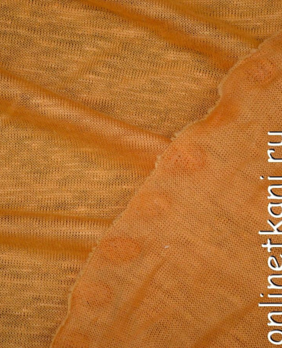 Ткань Трикотаж 0901 цвет оранжевый меланж картинка 1