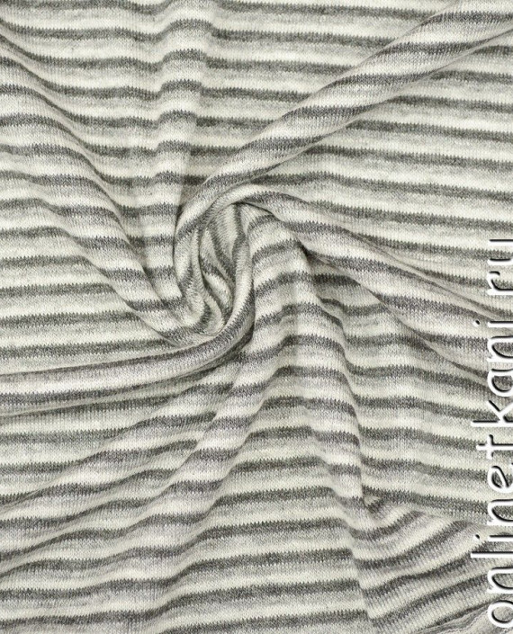 Ткань Трикотаж 0926 цвет серый в полоску картинка