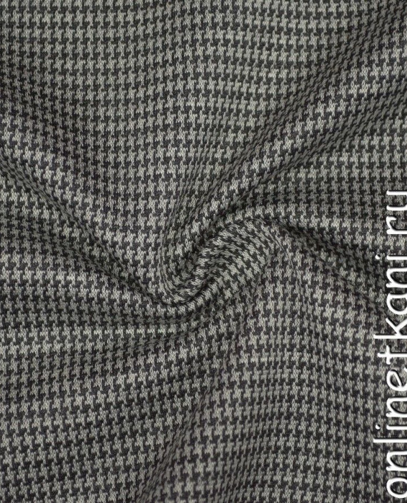 Ткань Трикотаж 0929 цвет серый гусиная лапка картинка