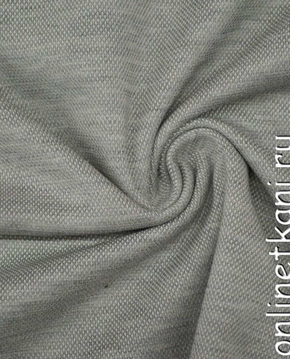 Ткань Трикотаж Пике 0942 цвет серый картинка