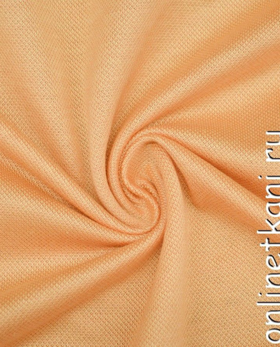 Ткань Трикотаж Пике 0957 цвет оранжевый картинка