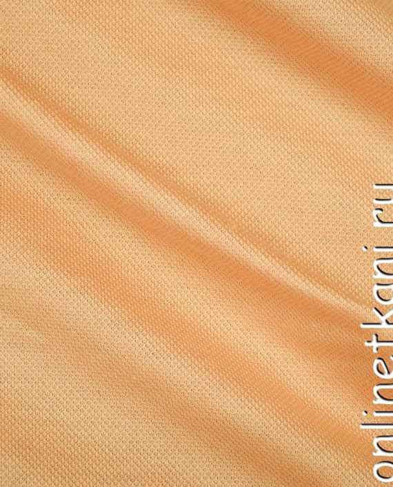 Ткань Трикотаж Пике 0957 цвет оранжевый картинка 1