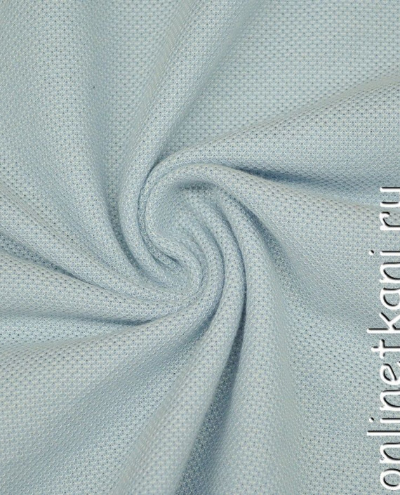 Ткань Трикотаж Пике 0971 цвет голубой картинка