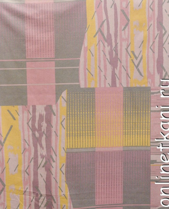 Ткань Трикотаж Купон 1001 цвет разноцветный абстрактный картинка