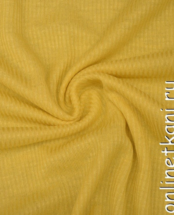 Ткань Трикотаж 1089 цвет желтый в полоску картинка