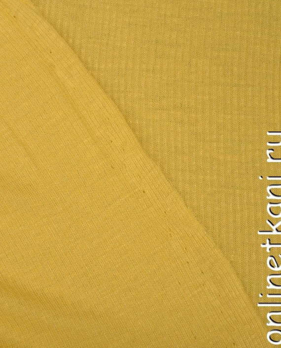 Ткань Трикотаж 1089 цвет желтый в полоску картинка 2