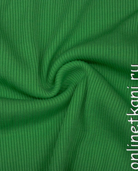 Ткань Трикотаж 1097 цвет зеленый в полоску картинка
