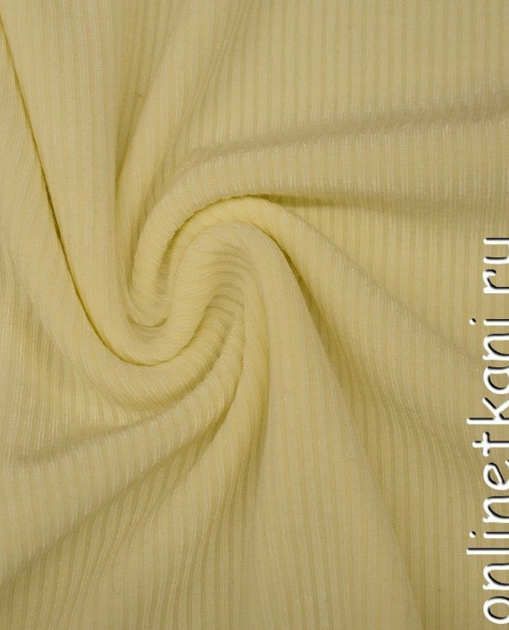 Ткань Трикотаж 1098 цвет желтый в полоску картинка