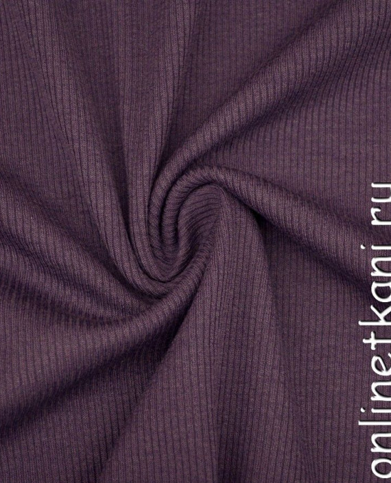 Ткань Трикотаж 1121 цвет фиолетовый в полоску картинка