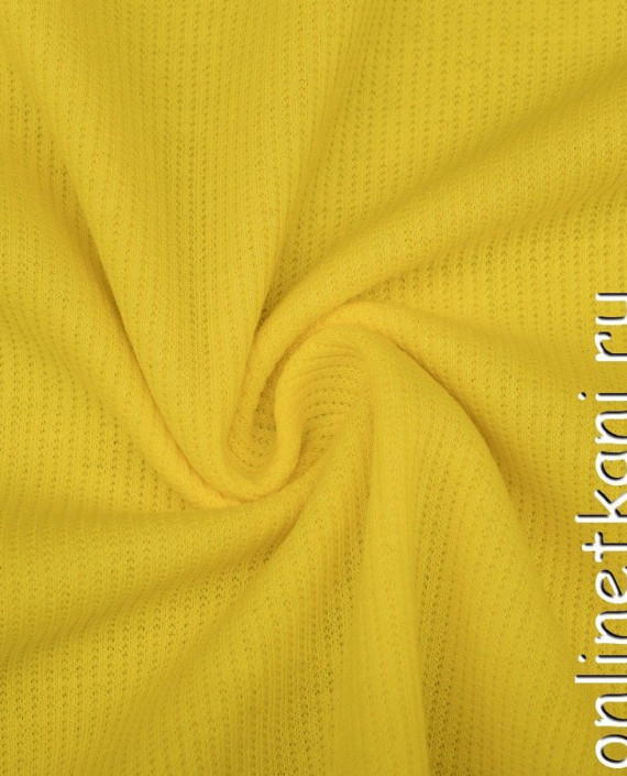 Ткань Трикотаж 1142 цвет желтый в полоску картинка