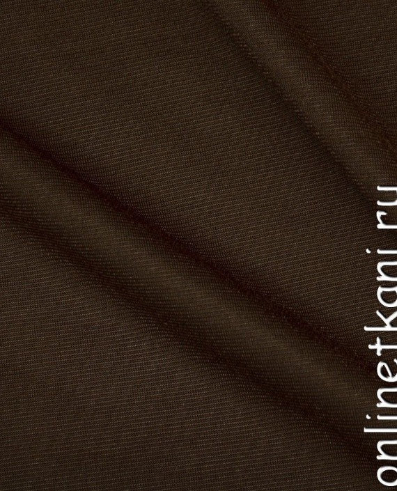 Ткань Трикотаж 1154 цвет коричневый картинка 1