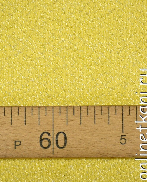 Ткань Трикотаж 1158 цвет желтый картинка 2