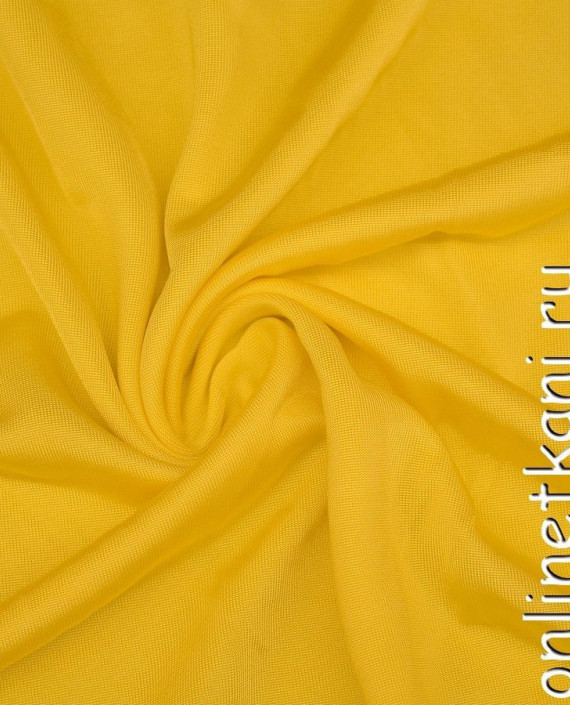 Ткань Трикотаж Масло 1198 цвет желтый картинка
