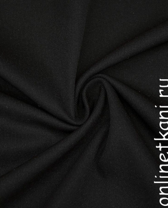 Ткань Трикотаж Масло 1232 цвет черный картинка