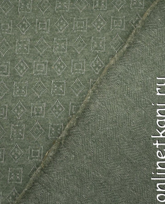 Ткань Трикотаж 1410 цвет зеленый картинка 2