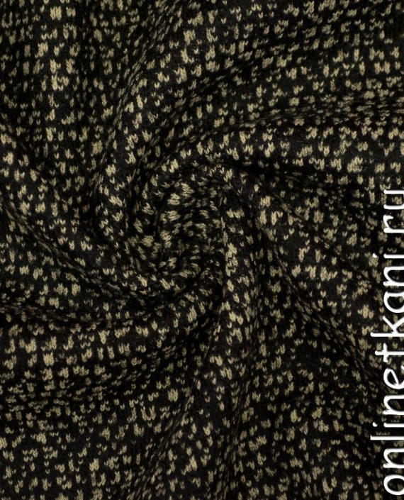 Ткань Трикотаж 1422 цвет черный абстрактный картинка