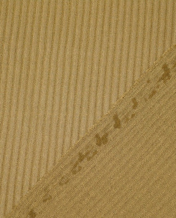 Ткань Трикотаж 1494 цвет коричневый в полоску картинка 1