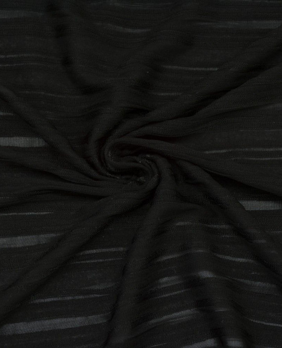 Ткань Трикотаж 1497 цвет черный абстрактный картинка