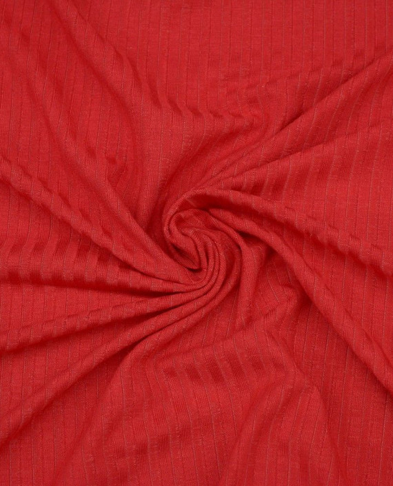 Ткань Трикотаж 1498 цвет красный в полоску картинка