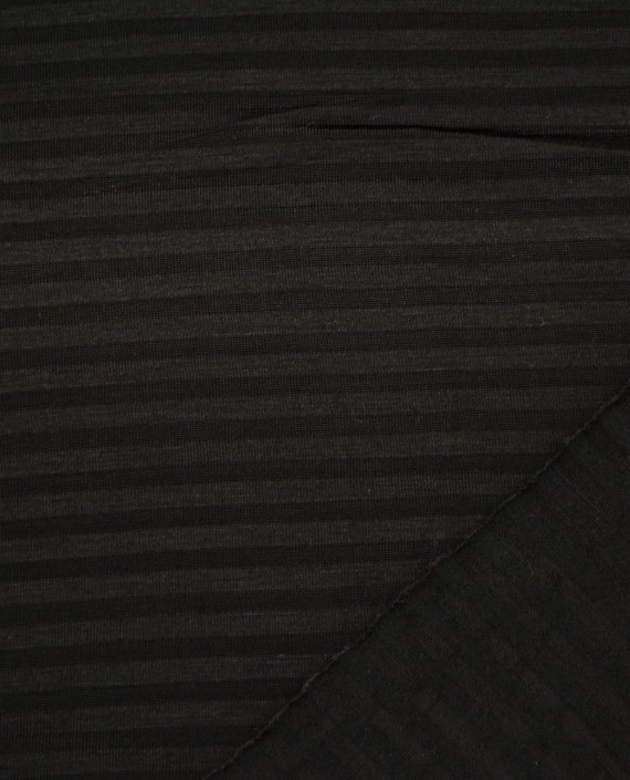 Ткань Трикотаж 1501 цвет серый в полоску картинка 2