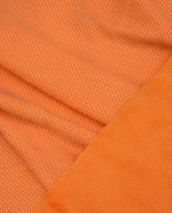 Ткань Трикотаж 1508 цвет оранжевый картинка 1