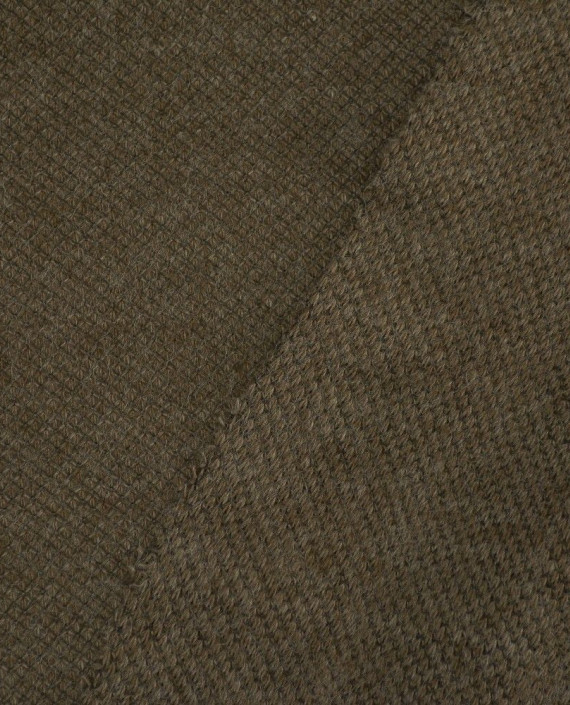 Ткань Трикотаж Вязаный 1548 цвет коричневый картинка 2