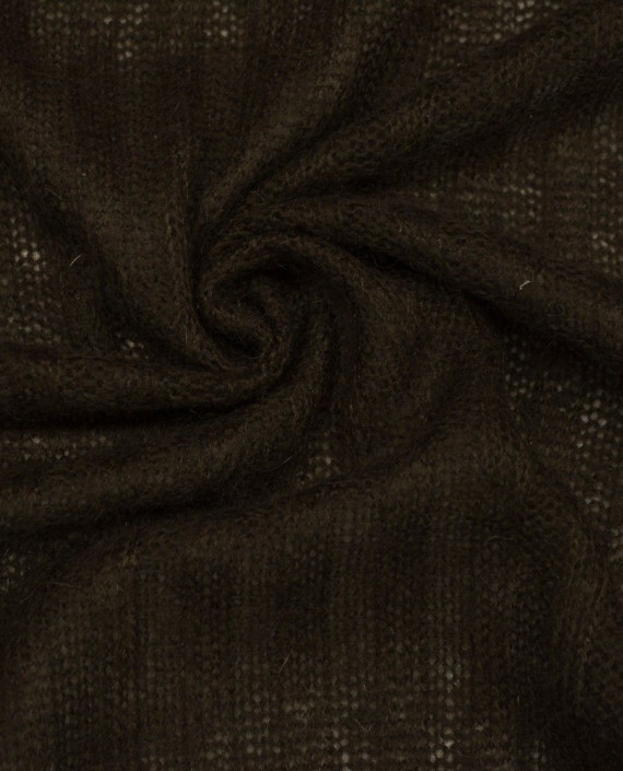 Последний отрез-3м Ткань Трикотаж Вязаный 11566 цвет коричневый картинка