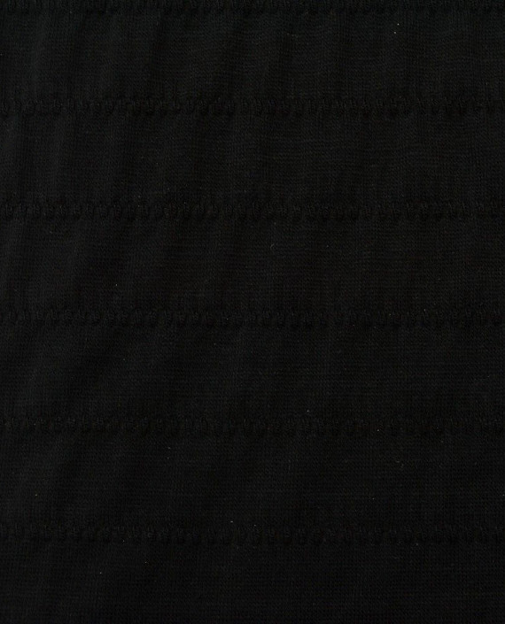 Ткань Трикотаж Вязаный 1585 цвет черный картинка