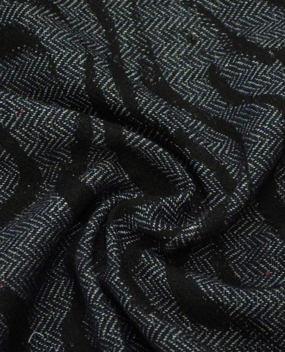 Ткань Твид 065 цвет серый абстрактный картинка