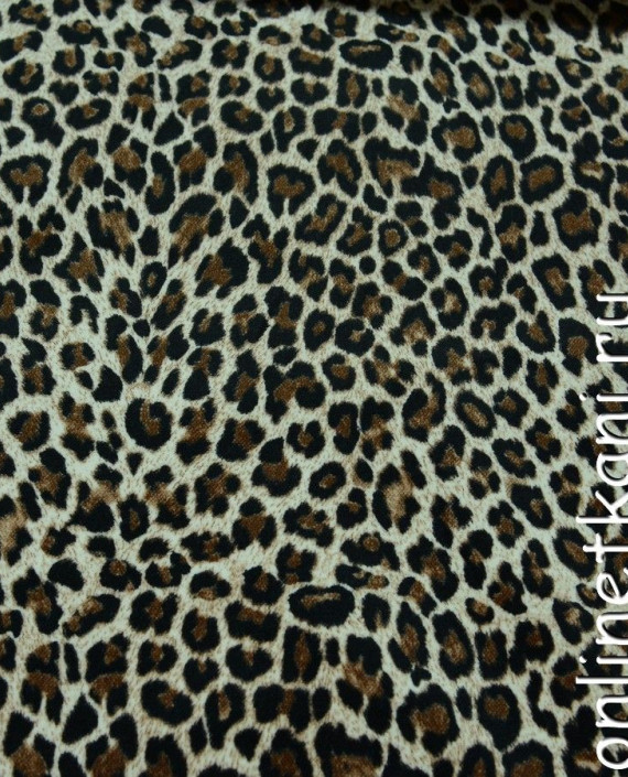 Ткань Велюр 003 цвет разноцветный леопардовый картинка