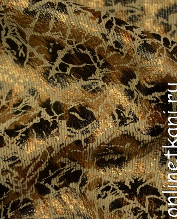 Ткань Вельвет 031 цвет разноцветный леопардовый картинка 1