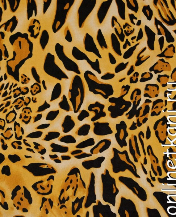 Ткань Вельвет  059 цвет разноцветный леопардовый картинка