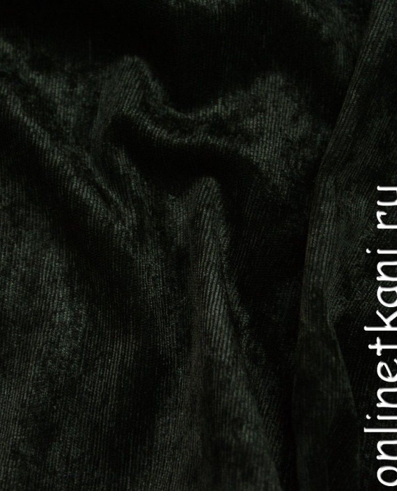 Ткань Вельвет 088 цвет черный картинка