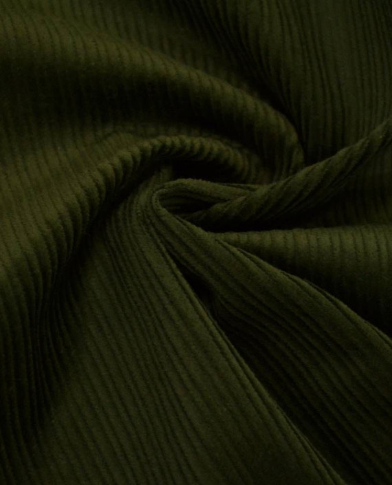 Ткань Вельвет Хлопковый 172 цвет зеленый картинка