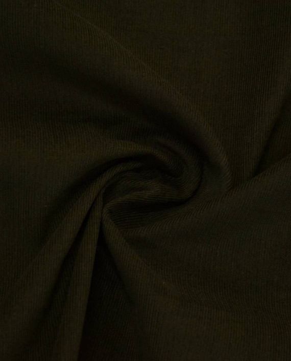 Ткань Вельвет Хлопковый Микровельвет 176 цвет коричневый картинка