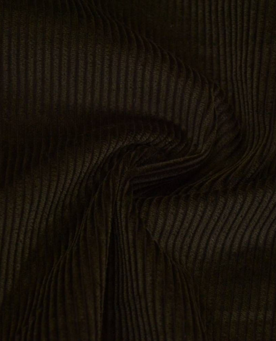 Ткань Вельвет Хлопковый 177 цвет коричневый картинка