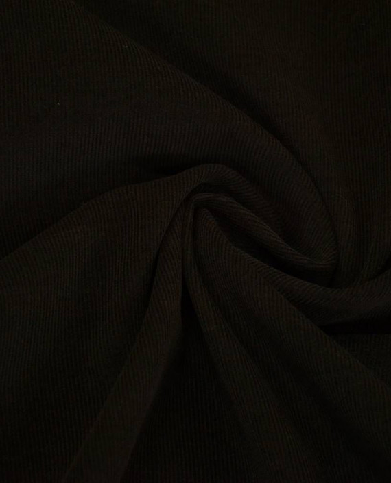 Ткань Вельвет Хлопковый Микровельвет 178 цвет коричневый картинка