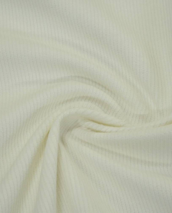 Ткань Вельвет Хлопковый 186 цвет белый картинка