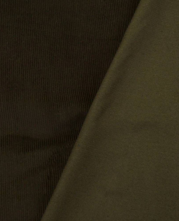 Ткань Вельвет Хлопковый 187 цвет коричневый картинка 2