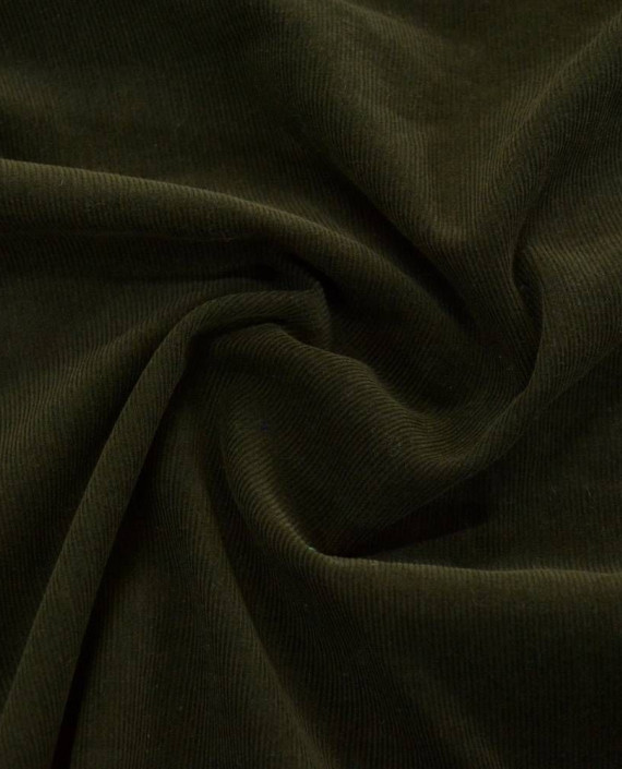 Ткань Вельвет Хлопковый 191 цвет коричневый картинка