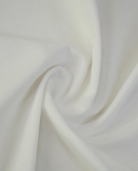 Ткань Микровельвет Хлопковый 193 цвет белый картинка