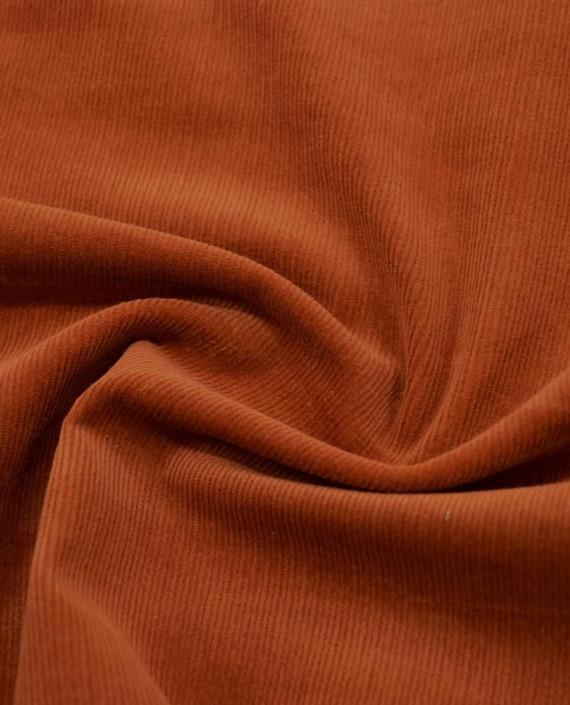 Микровельвет хлопковый 253 цвет оранжевый полоска картинка
