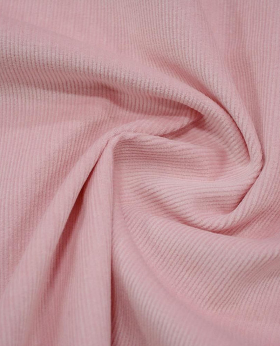 Микровельвет хлопковый 262 цвет розовый полоска картинка