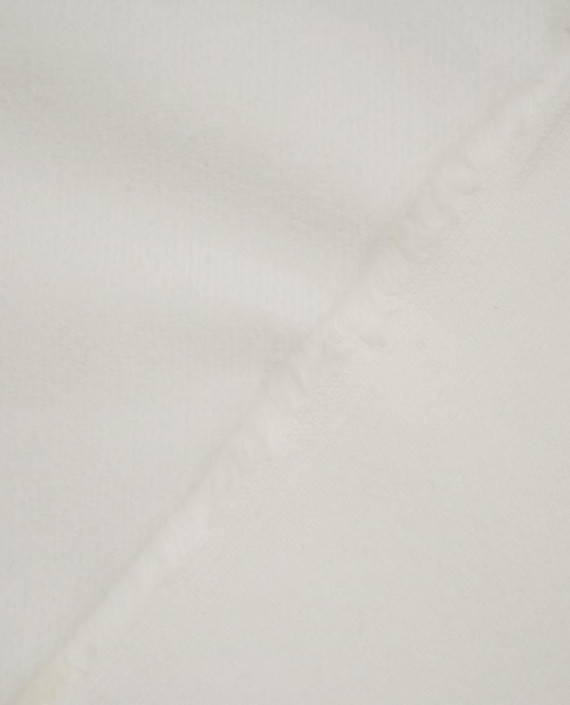 Микровельвет хлопковый 266 цвет белый полоска картинка 2